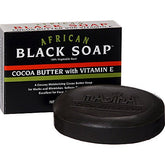 African Black Soap Cocoa with Vitamin E